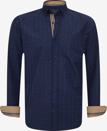 Sir Raymond Tailor Regular fit Button Up Shirt 'Athor' in Blue: front