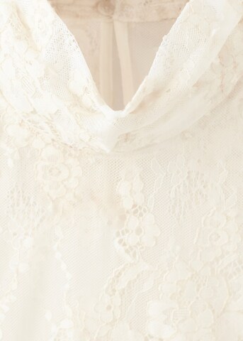 MANGO Bluse 'Caro' in Beige