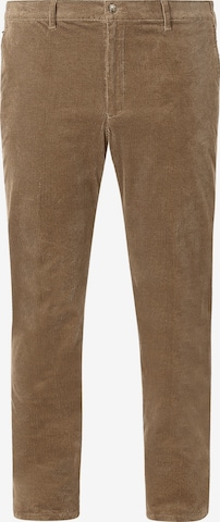 Charles Colby Regular Pants 'Baron Clyde' in Brown: front