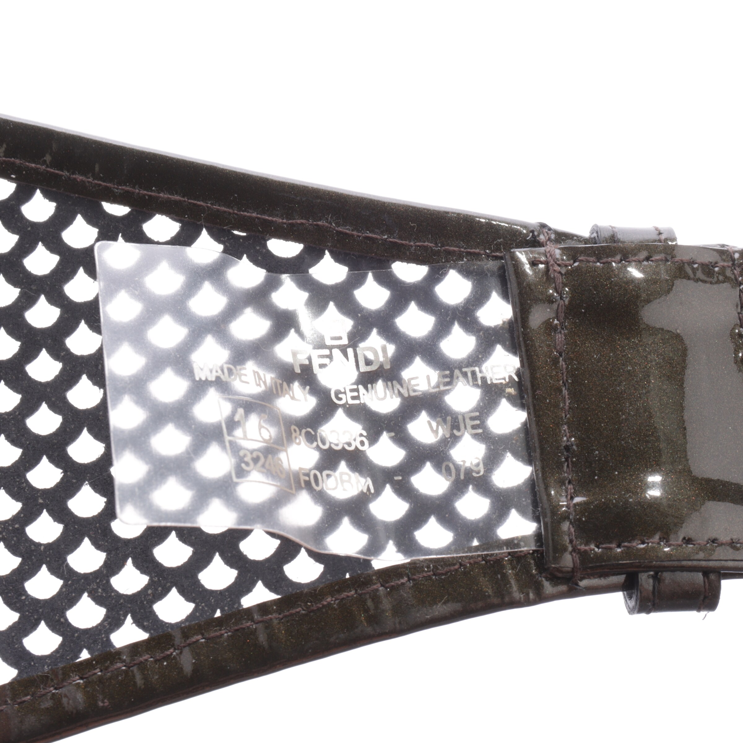 Fendi Gürtel S in Braun