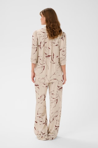 SOAKED IN LUXURY Wide Leg Hose 'SLClero' in Beige