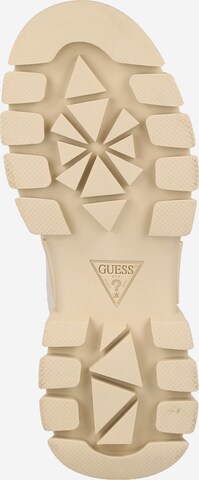 GUESS Lace-Up Ankle Boots 'Hearly' in Beige