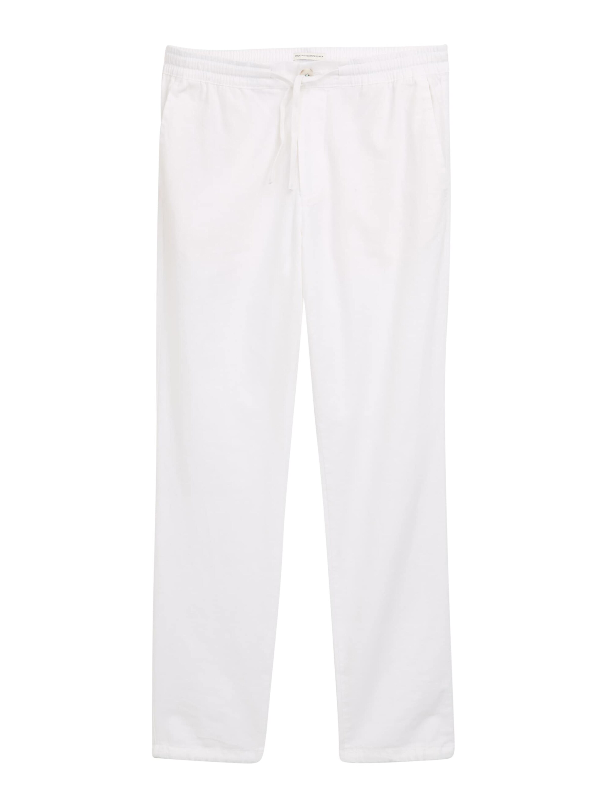 TOM TAILOR regular Bukser i hvid: forside