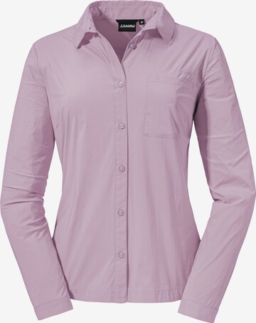 Schöffel Multifunctionele blouse 'Philadelphia' in Lila: voorkant