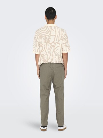 Only & Sons - Tapered Pantalón en gris