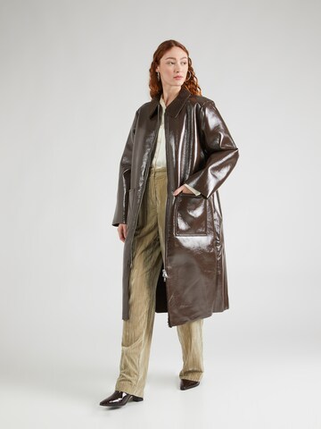 modström Between-seasons coat 'Gio' in Brown