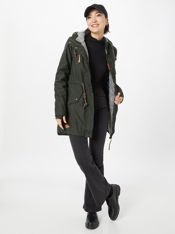 Parka mi-saison 'ELSIE' Ragwear en vert