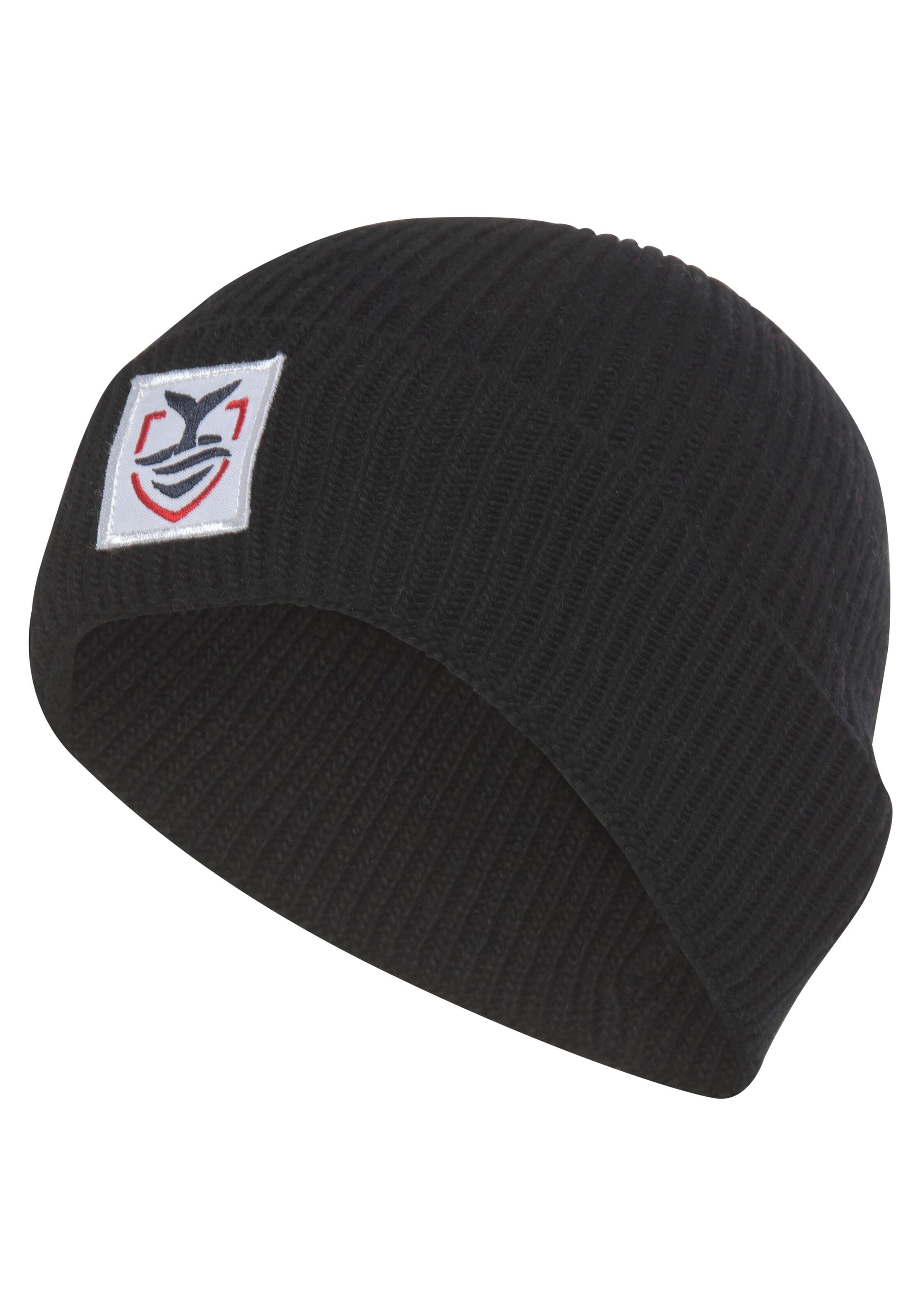 DELMAO Mütze in Schwarz: Vorderseite