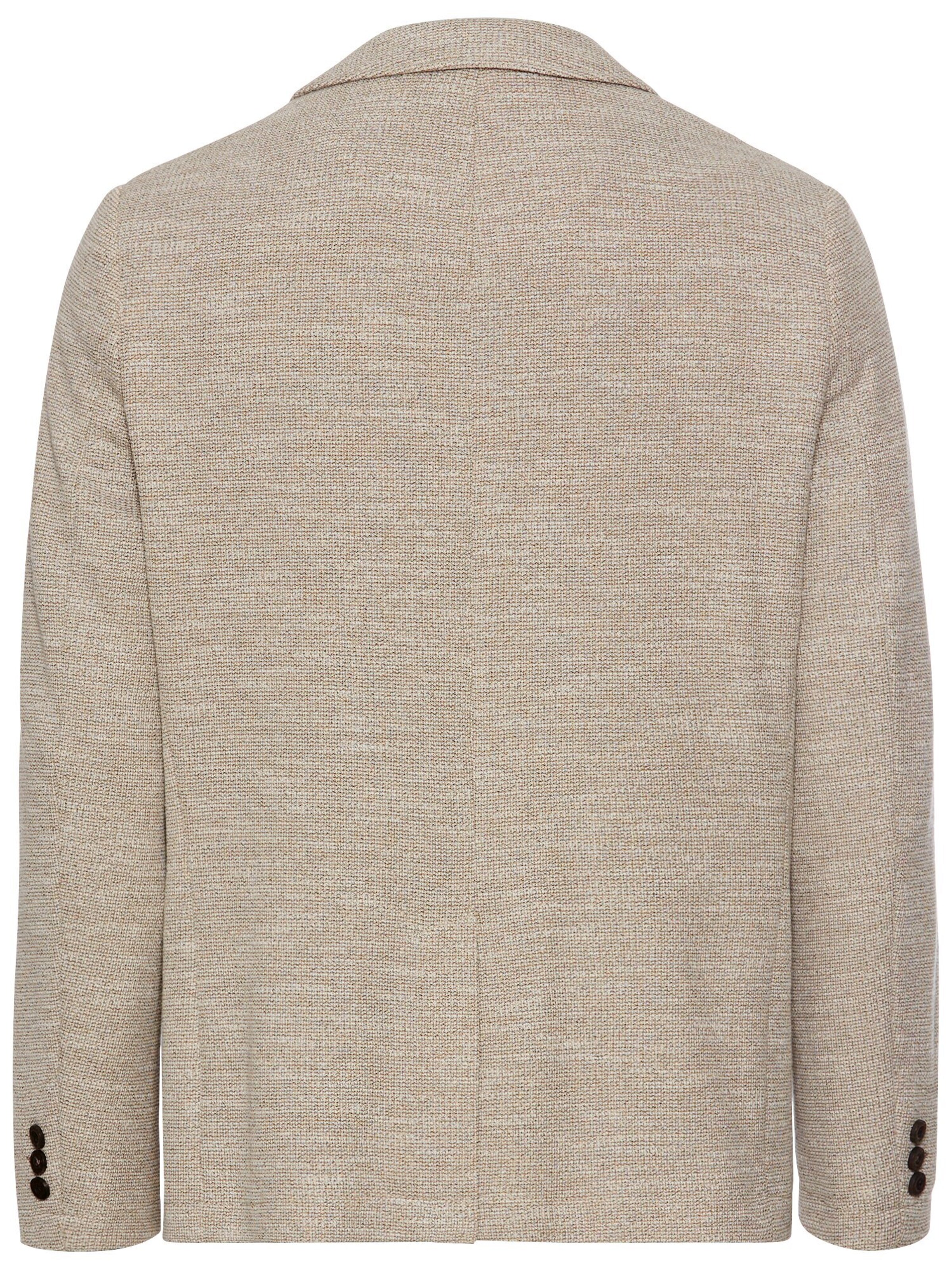 CAMEL ACTIVE Regular Fit Jersey Sakko mit 2-Knopf-Verschluss in Beige