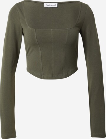 STUDIO SELECT Shirt 'Jessica' in Groen: voorkant