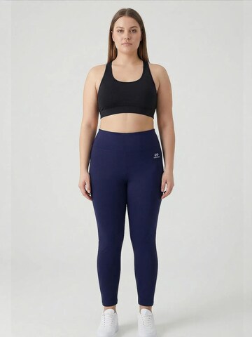 Tommy Life Skinny Legginsy w kolorze niebieski
