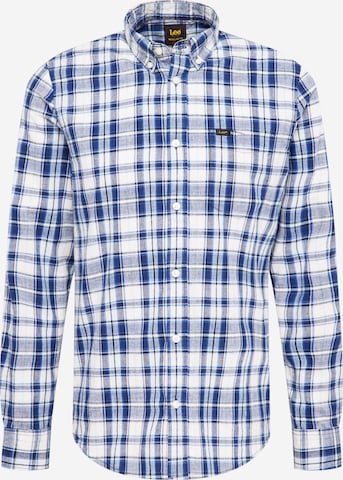 Lee Button Up Shirt in Blue: front