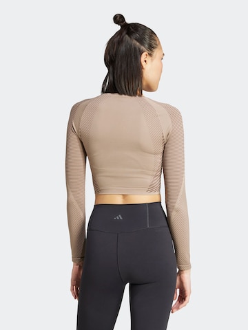 ADIDAS PERFORMANCE Funkcionalna majica | bež barva