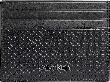 Calvin Klein Portemonnaie in Schwarz: front
