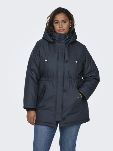 ONLY Carmakoma Parka in Blau: Vorderseite