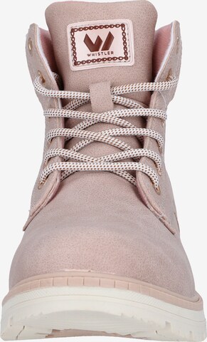 Whistler Lace-Up Ankle Boots 'Enyea' in Beige