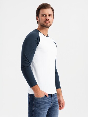 Ombre Shirt in Blau