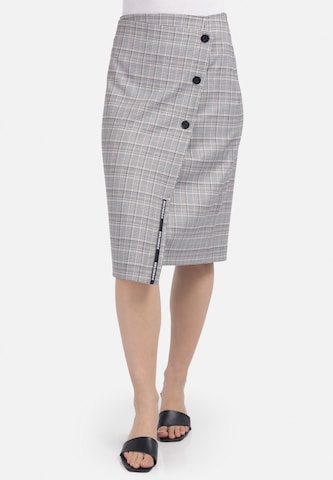 HELMIDGE Skirt in Grey: front
