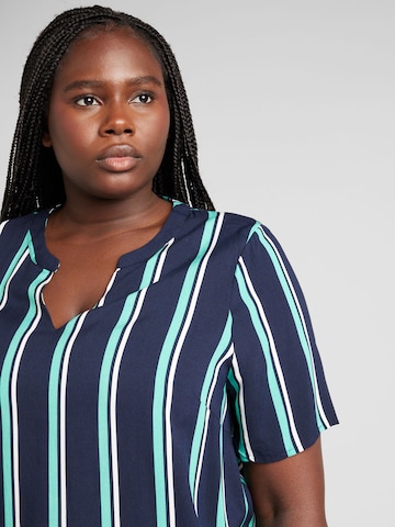 ONLY Carmakoma Blouse 'CARBABOOST' in Blue