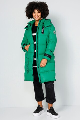 Angel of Style Winter Coat in Green