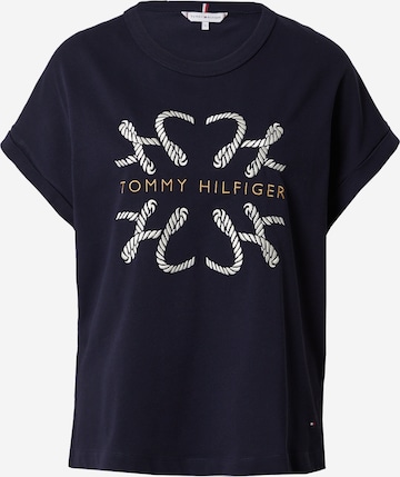 mėlyna TOMMY HILFIGER Marškinėliai: priekis