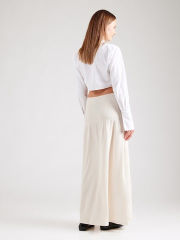 PIECES Rok 'PCFESS' in Beige