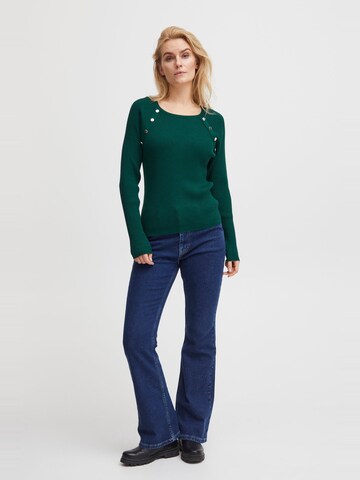 PULZ Jeans - Pullover ' SARA ' em verde