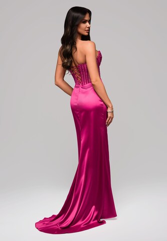 Ombre Evening dress in Pink