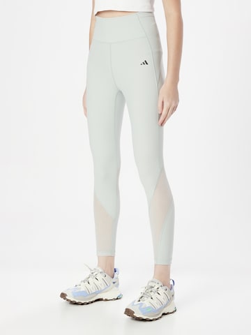 ADIDAS PERFORMANCE Skinny Sportbroek 'Tailored Hiit' in Grijs: voorkant