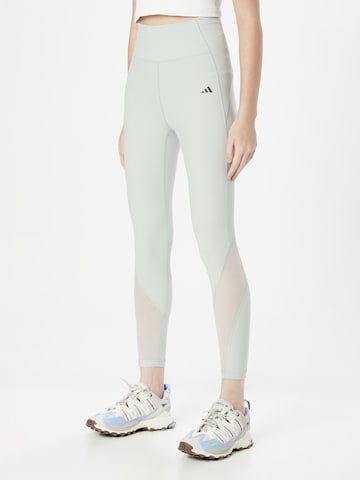 ADIDAS PERFORMANCE Skinny Workout Pants 'Tailored Hiit' in Grey: front