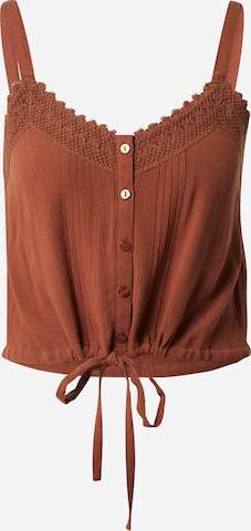 ABOUT YOU Top 'Svenja' in Brown: front