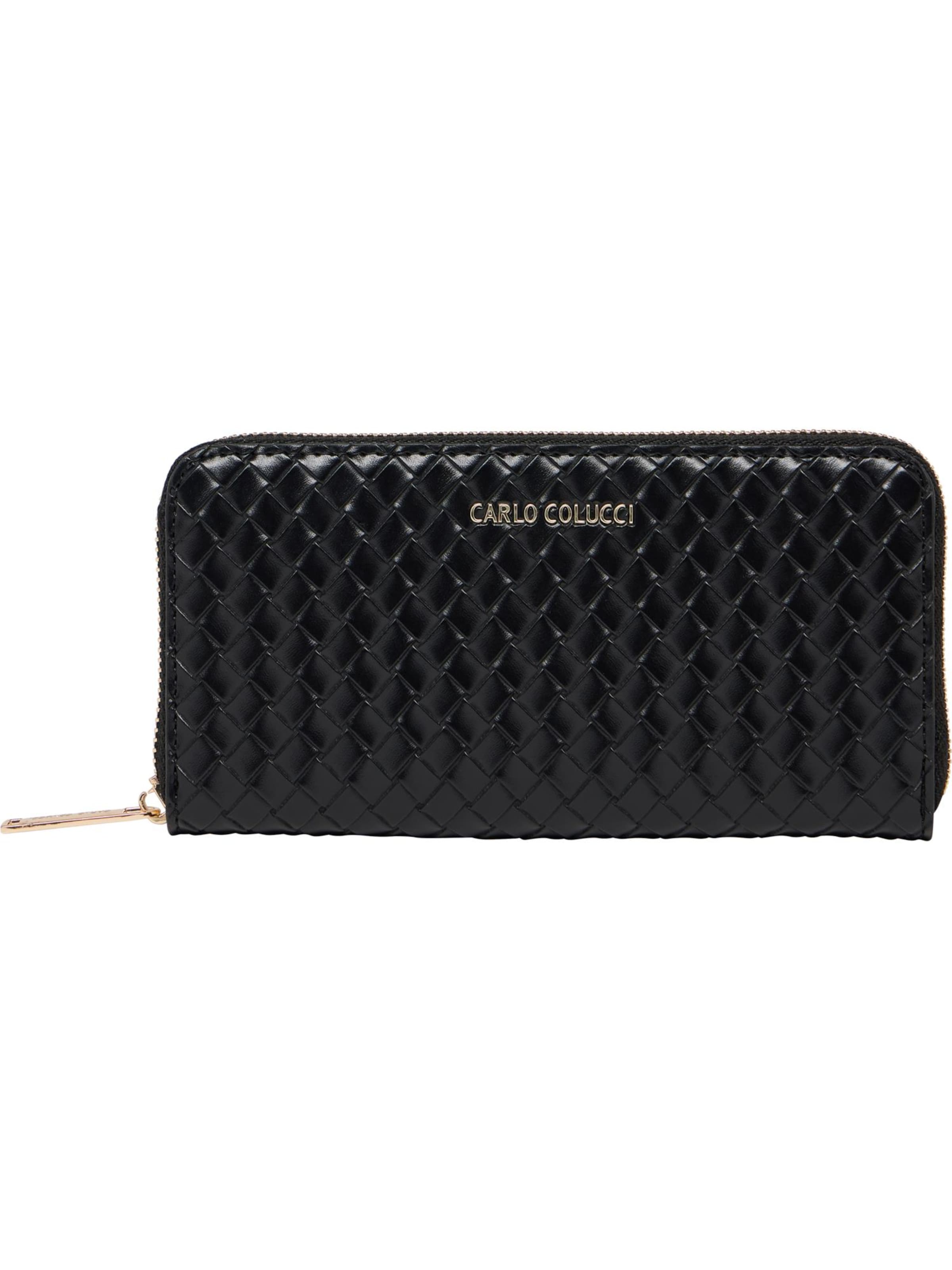 Carlo Colucci Wallet 'di Biasio' in Black: front