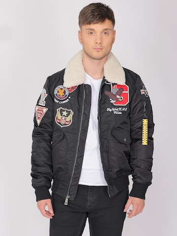 TOP GUN Between-Season Jacket in Black: front