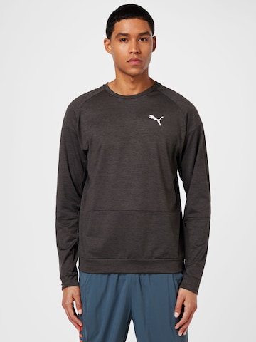 PUMA Sportsweatshirt in Schwarz: Vorderseite