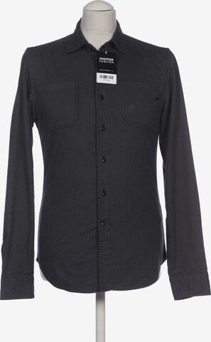 REPLAY Button Up Shirt in S in Grey: front