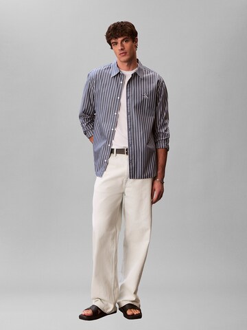 Calvin Klein Jeans Comfort Fit Hemd in Blau