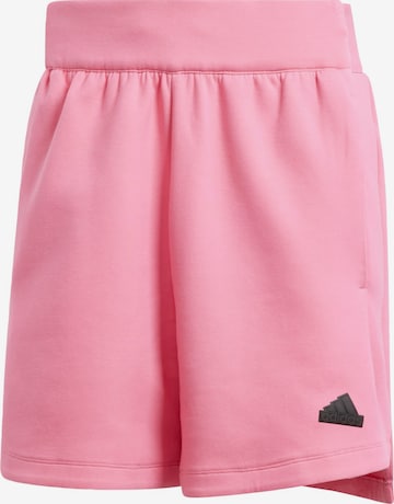 Pantalon de sport 'Z.N.E. Premium' ADIDAS SPORTSWEAR en rose : devant