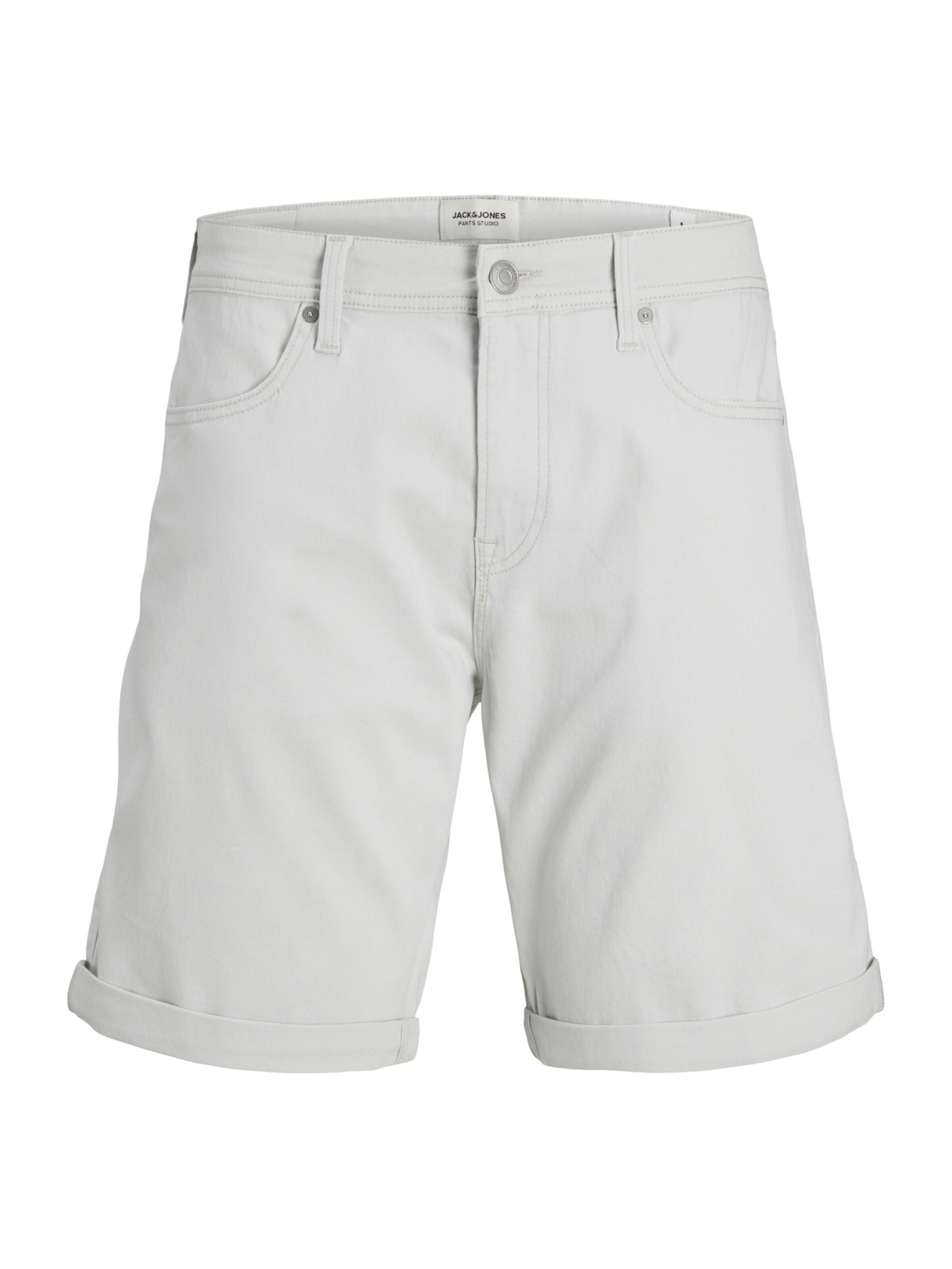 JACK & JONES Shorts 'JPSTRICK DYLAN' in Grau: Vorderseite