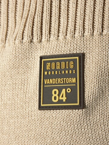Jan Vanderstorm Knit cardigan 'Bjornstad' in Beige