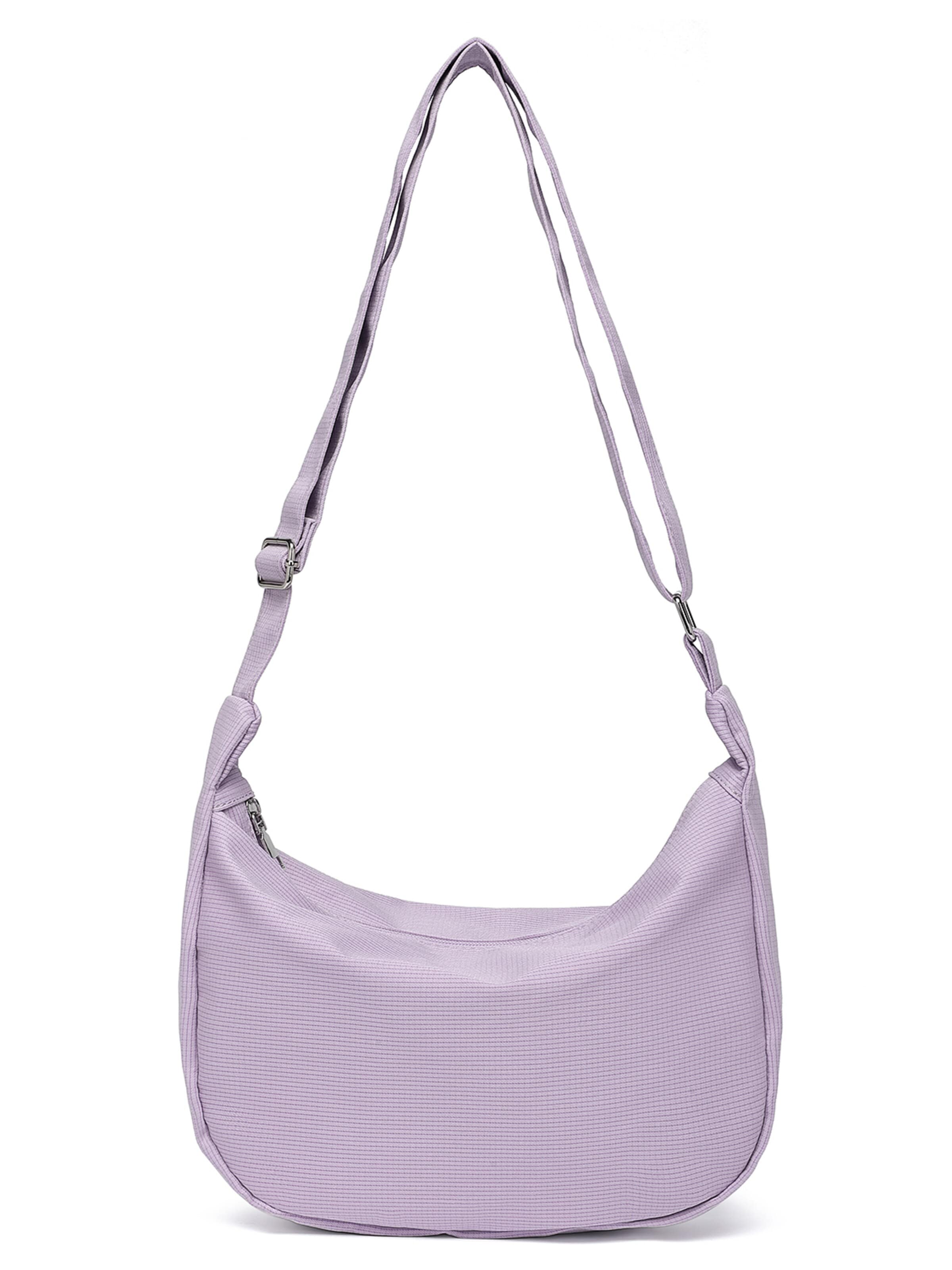 Miss Lulu Shoulder Bag in Purple: front