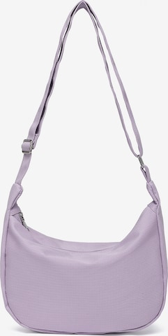 Miss Lulu Shoulder Bag in Purple: front