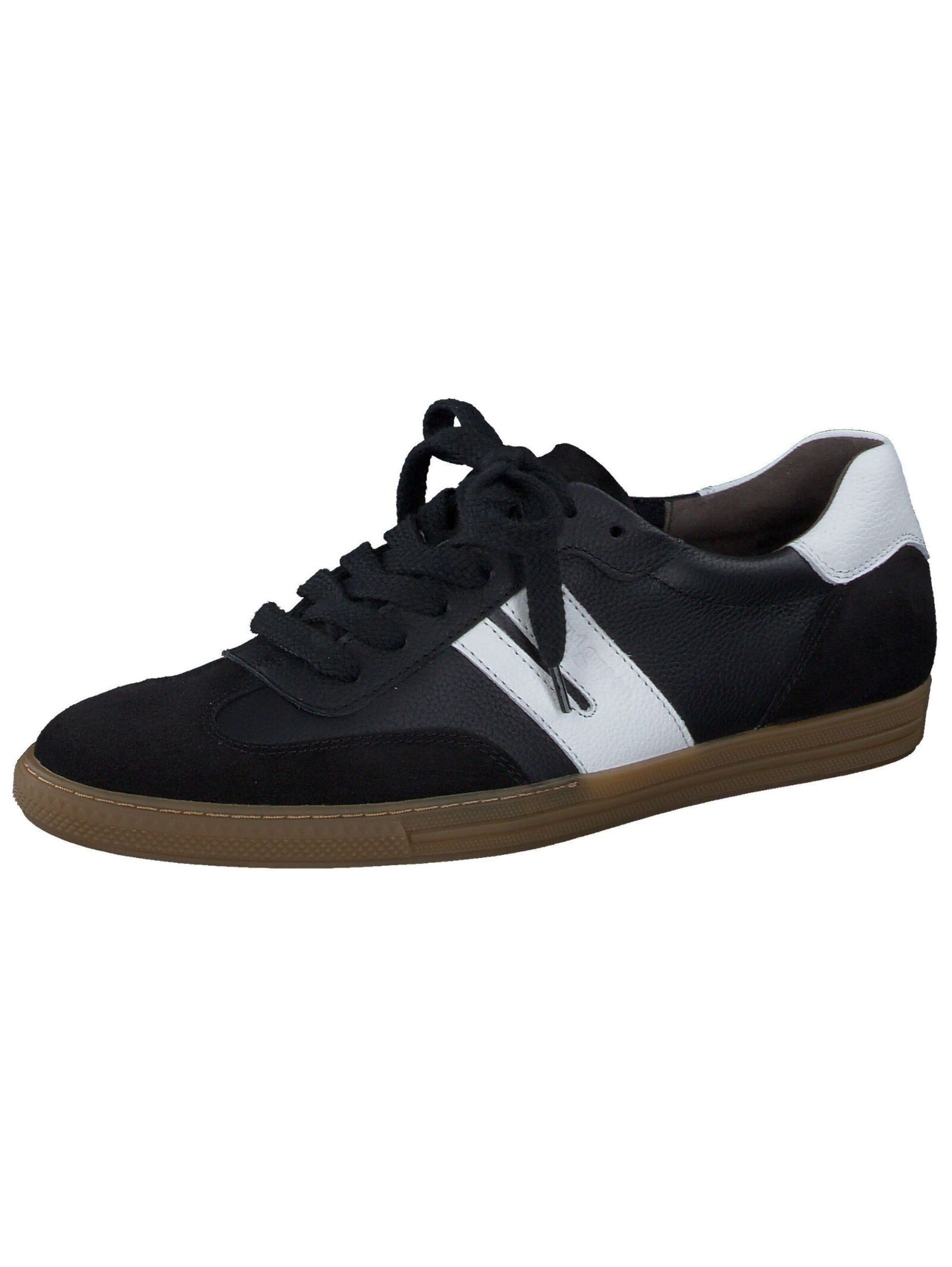 Baskets basses Paul Green en noir : devant