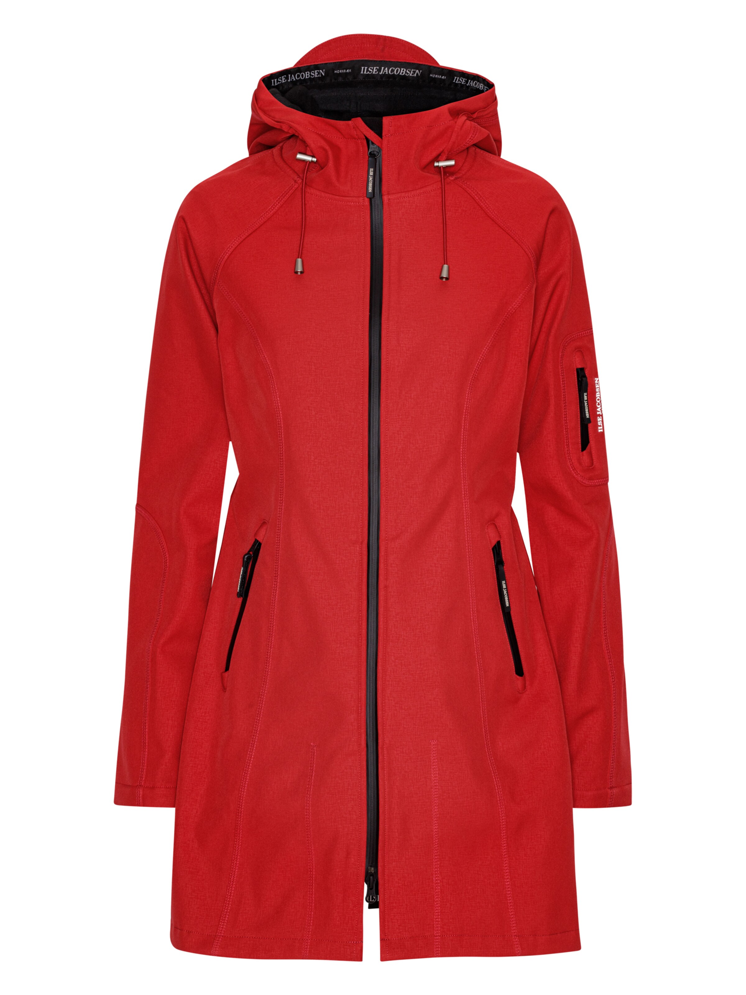 ILSE JACOBSEN Performance Jacket 'RAIN37' in Red: front