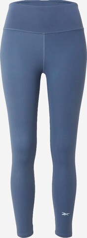 Reebok Skinny Workout Pants 'ACTIV COLL DREAMBLEND' in Blue: front