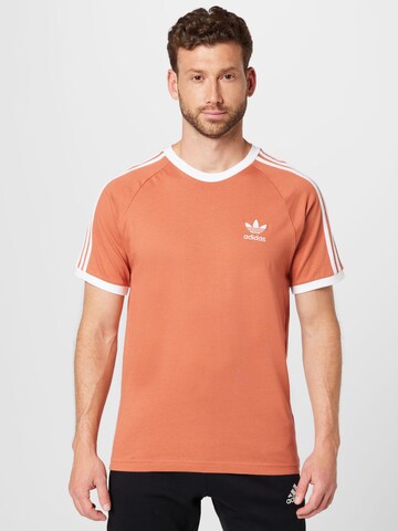 ADIDAS ORIGINALS Shirt 'Adicolor Classics 3-Stripes' in Red: front