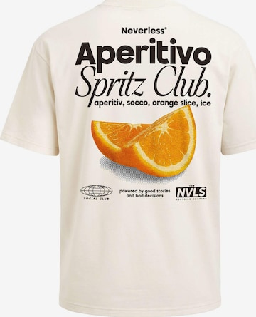 Neverless Shirt 'Aperitivo' in Beige: Vorderseite