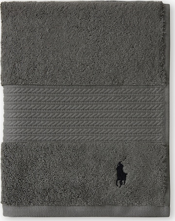 Ralph Lauren Home Towel 'POLO PLAYER' in Grey: front