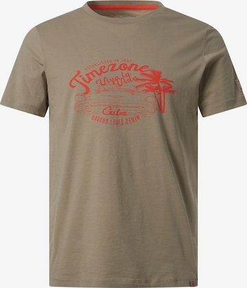 TIMEZONE Shirt 'Cuba' in Green: front