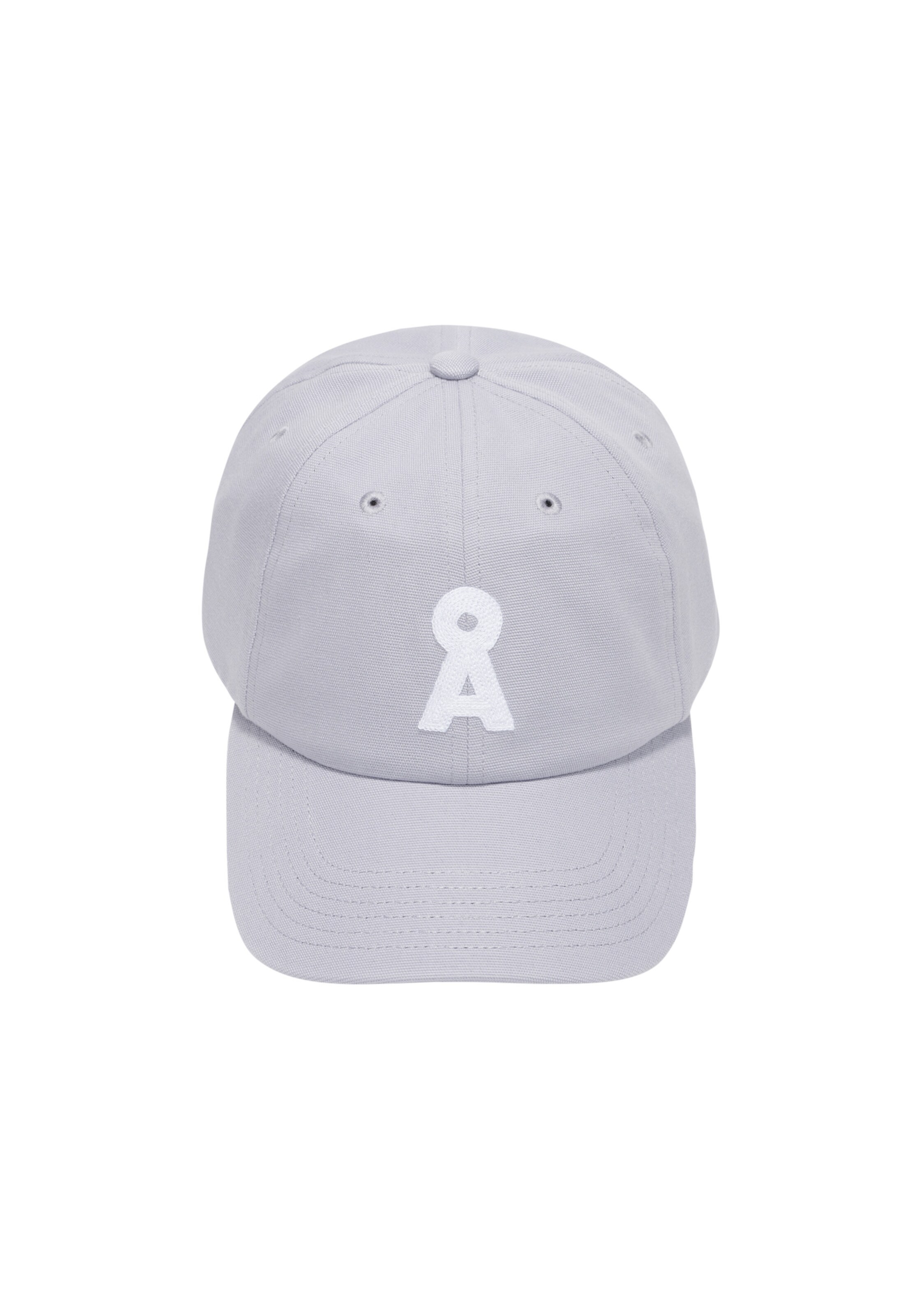 ARMEDANGELS Cap ICONIC Å YENAAS in Grau: Vorderseite