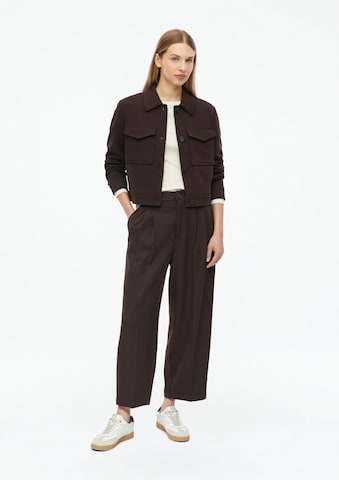 s.Oliver Barrel Pleat-front trousers in Brown